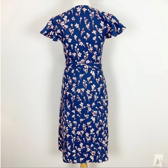 Draper James Floral Midi Wrap Dress - Picture 5 of 7